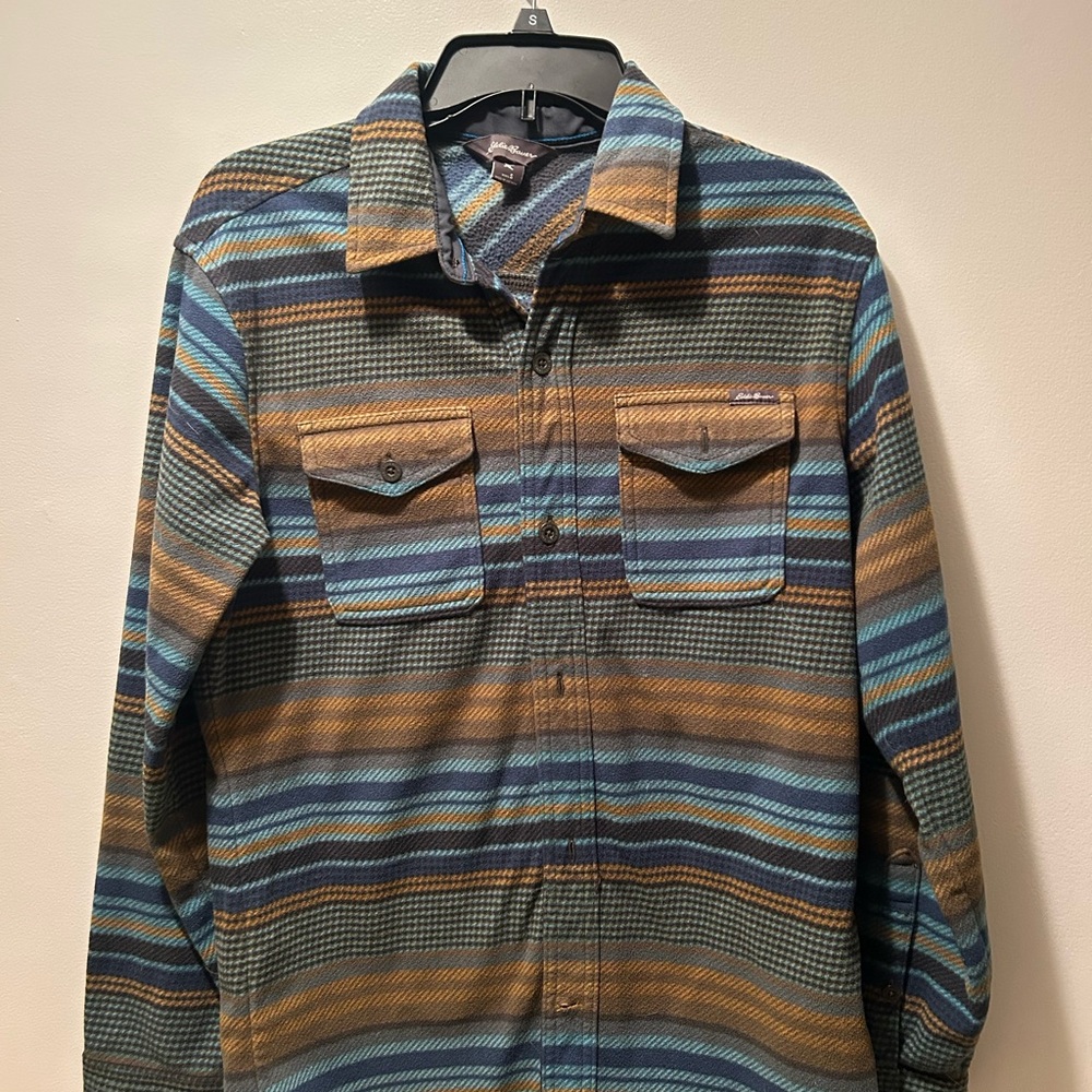 Eddie Bauer Fleece Button-Up Shirt